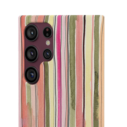 Summer Stripe Snap Phone Case
