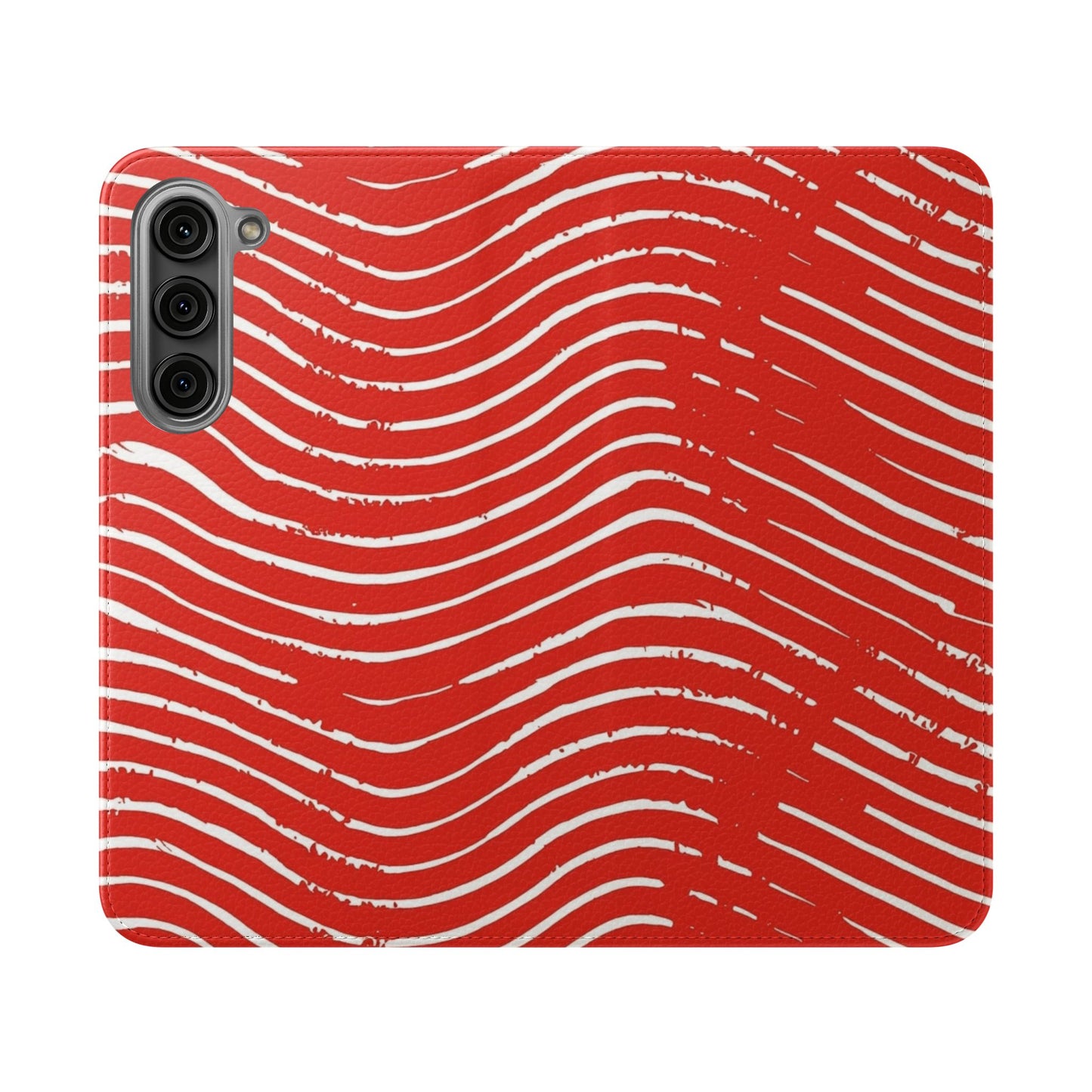 Scarlet Tide Vegan Leather Flip Case