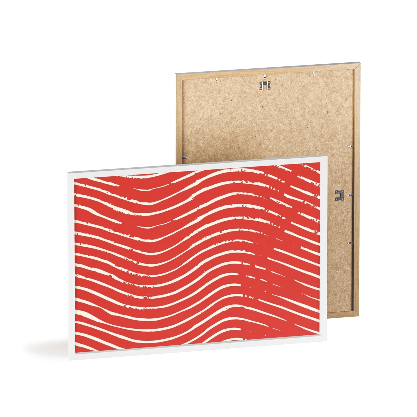 Scarlet Tide Wood Framed Posters