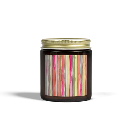 Summer Stripe Scented Candles