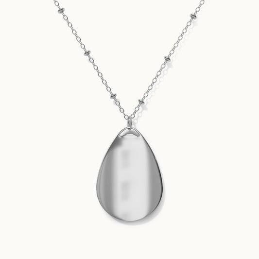 Summer Stripe Oval Necklace