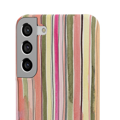 Summer Stripe Snap Phone Case