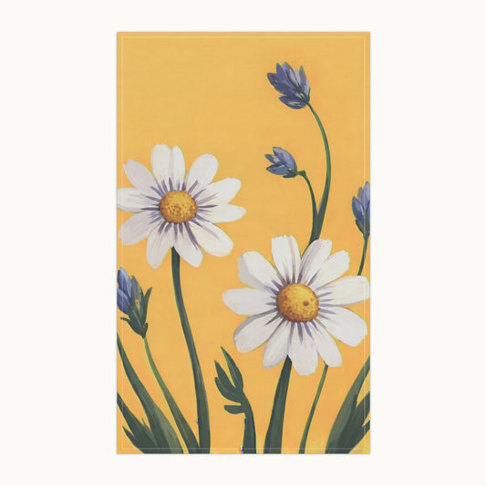 Spring Daisies Tea Towel