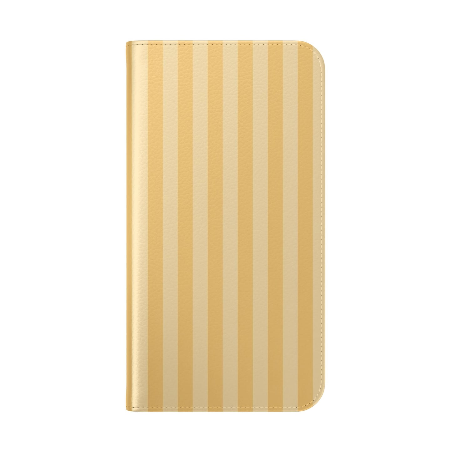 Buttercup Stripe Vegan Leather Flip Case