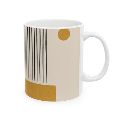 Ochre Cadence Ceramic Mug