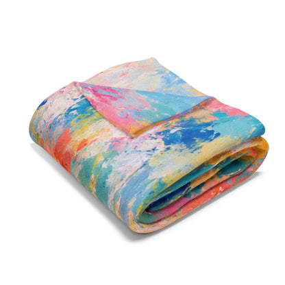 Chromatic Meadow Arctic Fleece Blanket