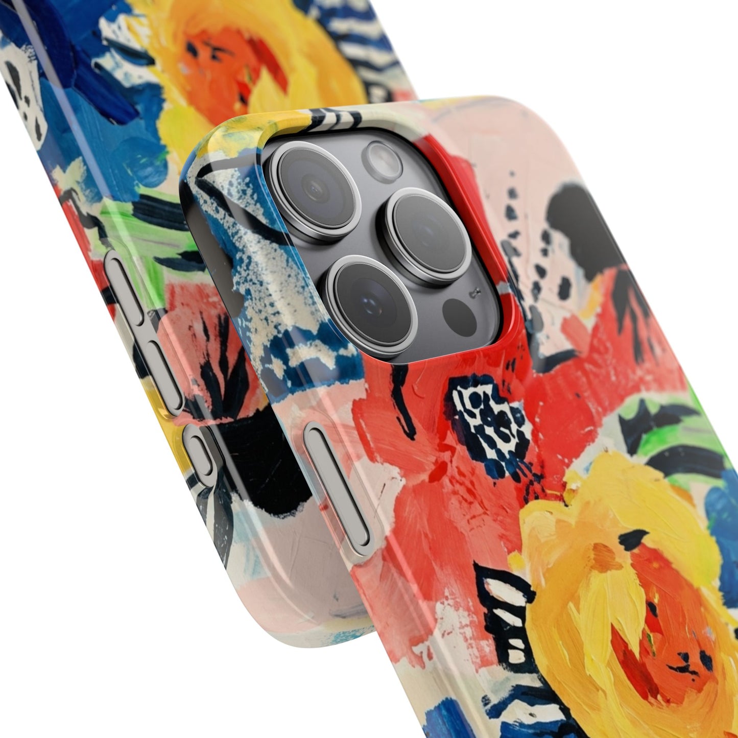 Abstract Flora Snap Phone Case
