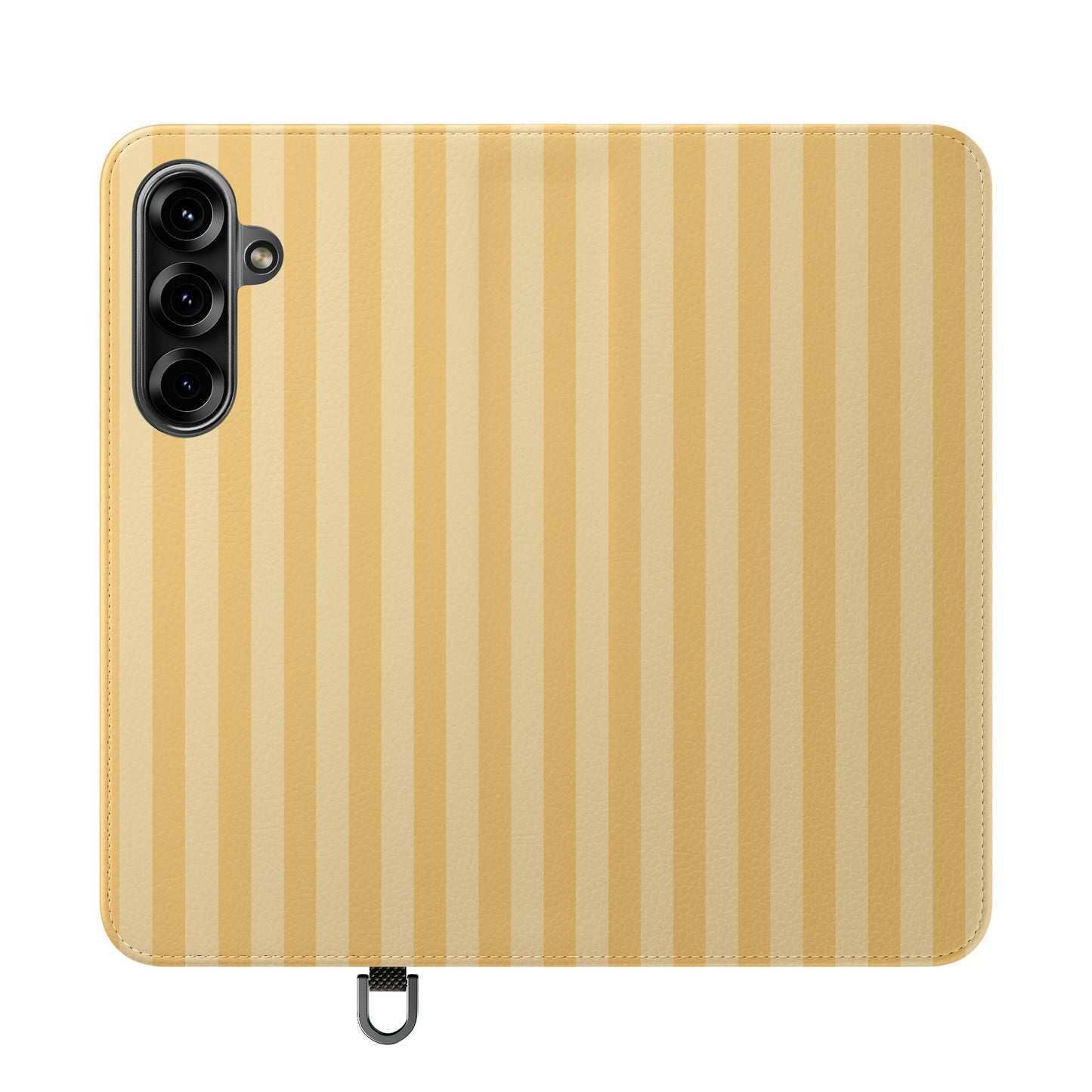 Buttercup Stripe Vegan Leather Flip Case