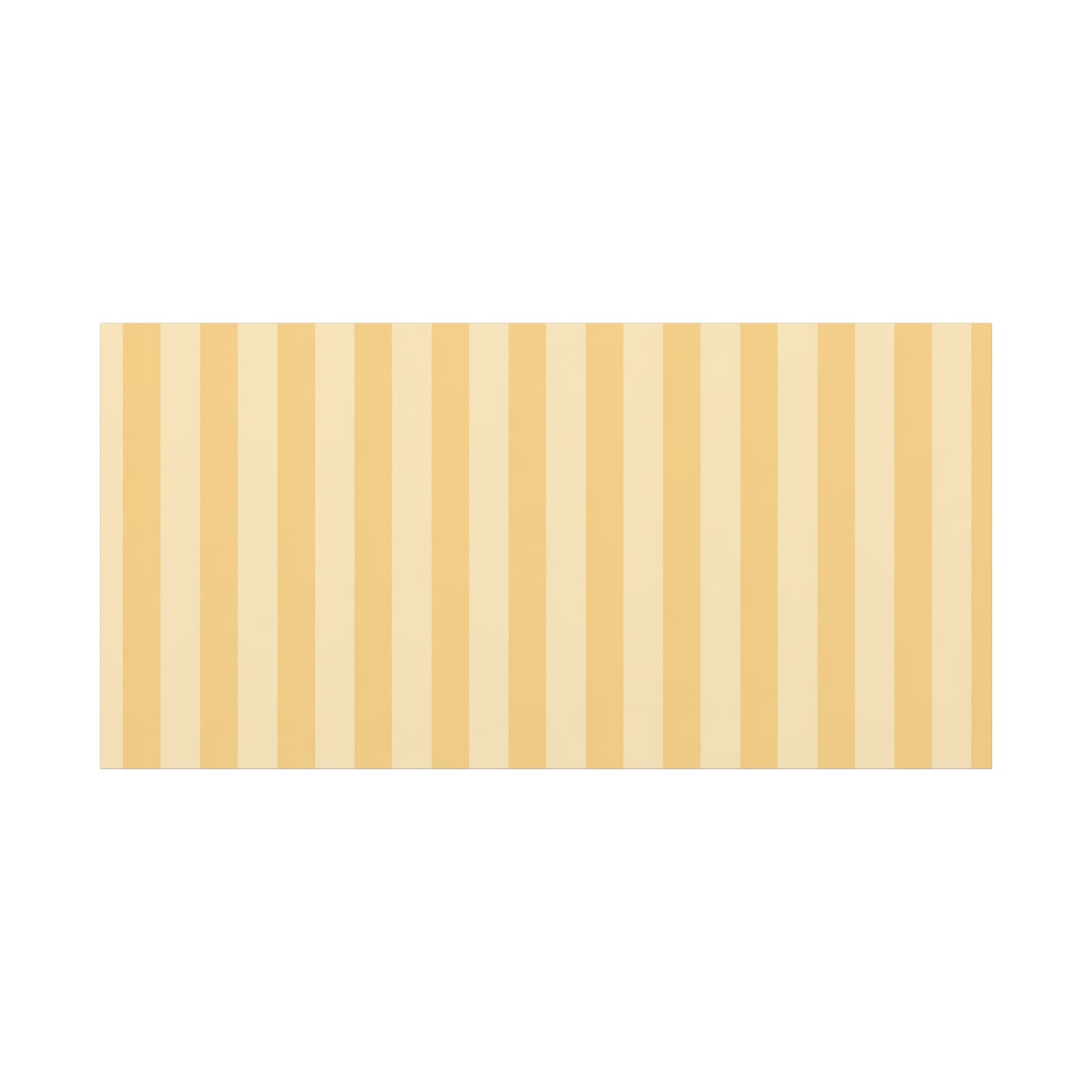 Buttercup Stripe Stretched Canvas Wall Art