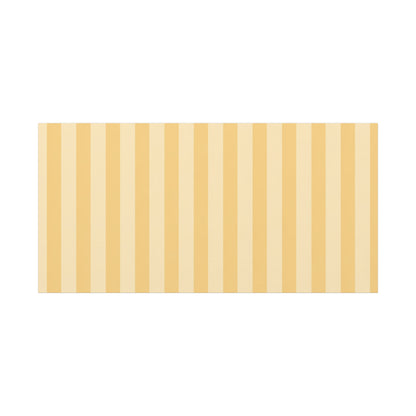 Buttercup Stripe Stretched Canvas Wall Art