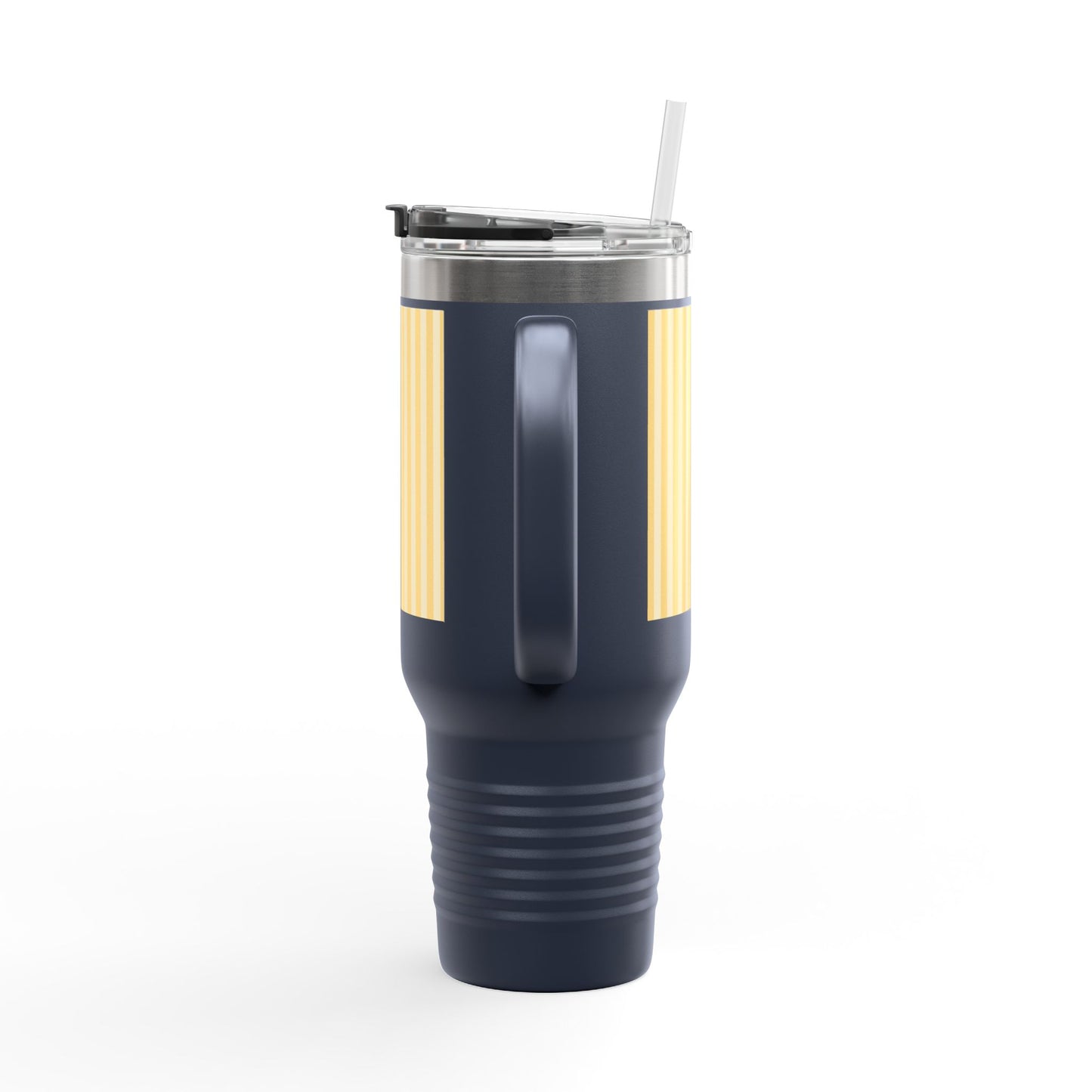 Buttercup Stripe 40oz Insulated Travel Mug