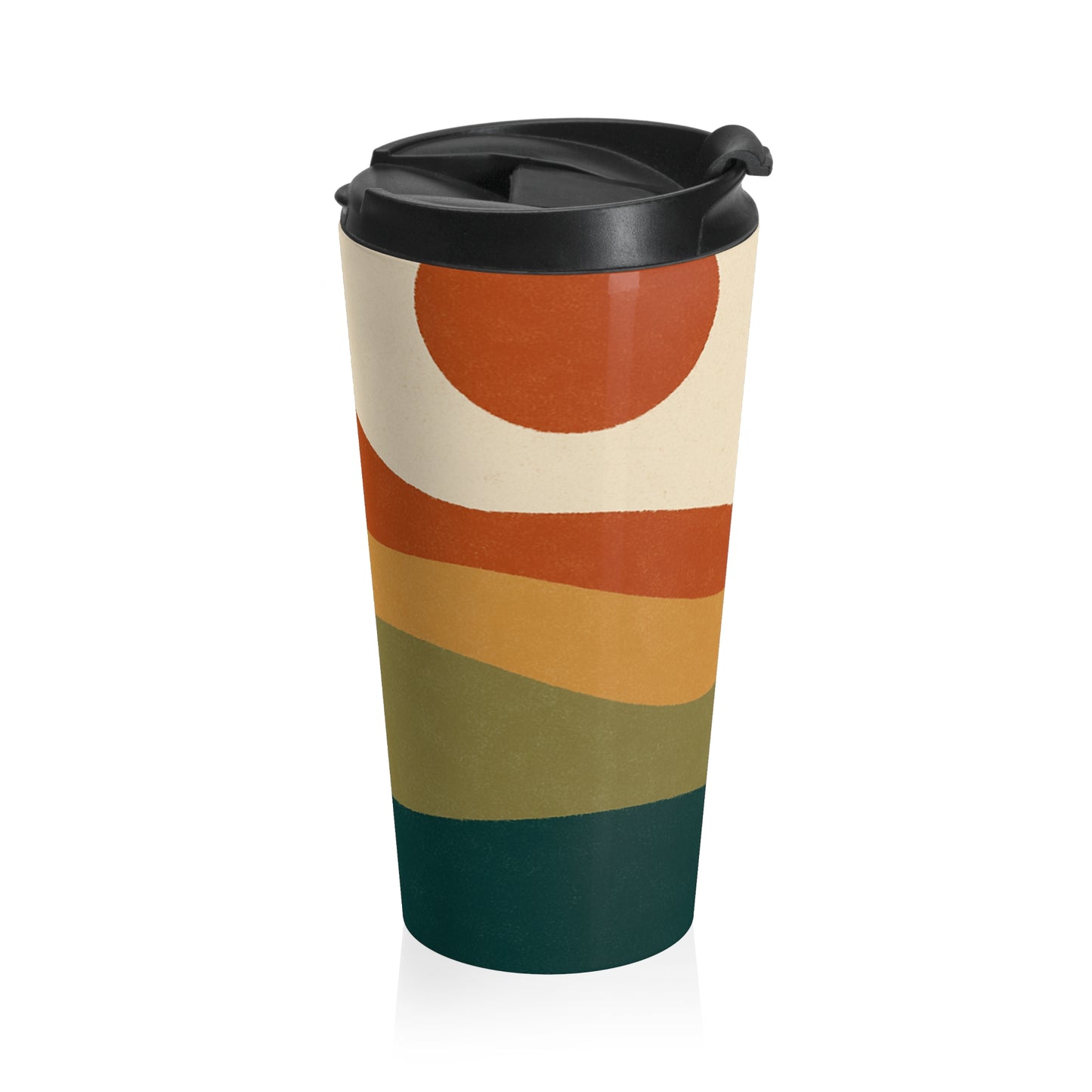 Stainless Steel Travel Mug — Square