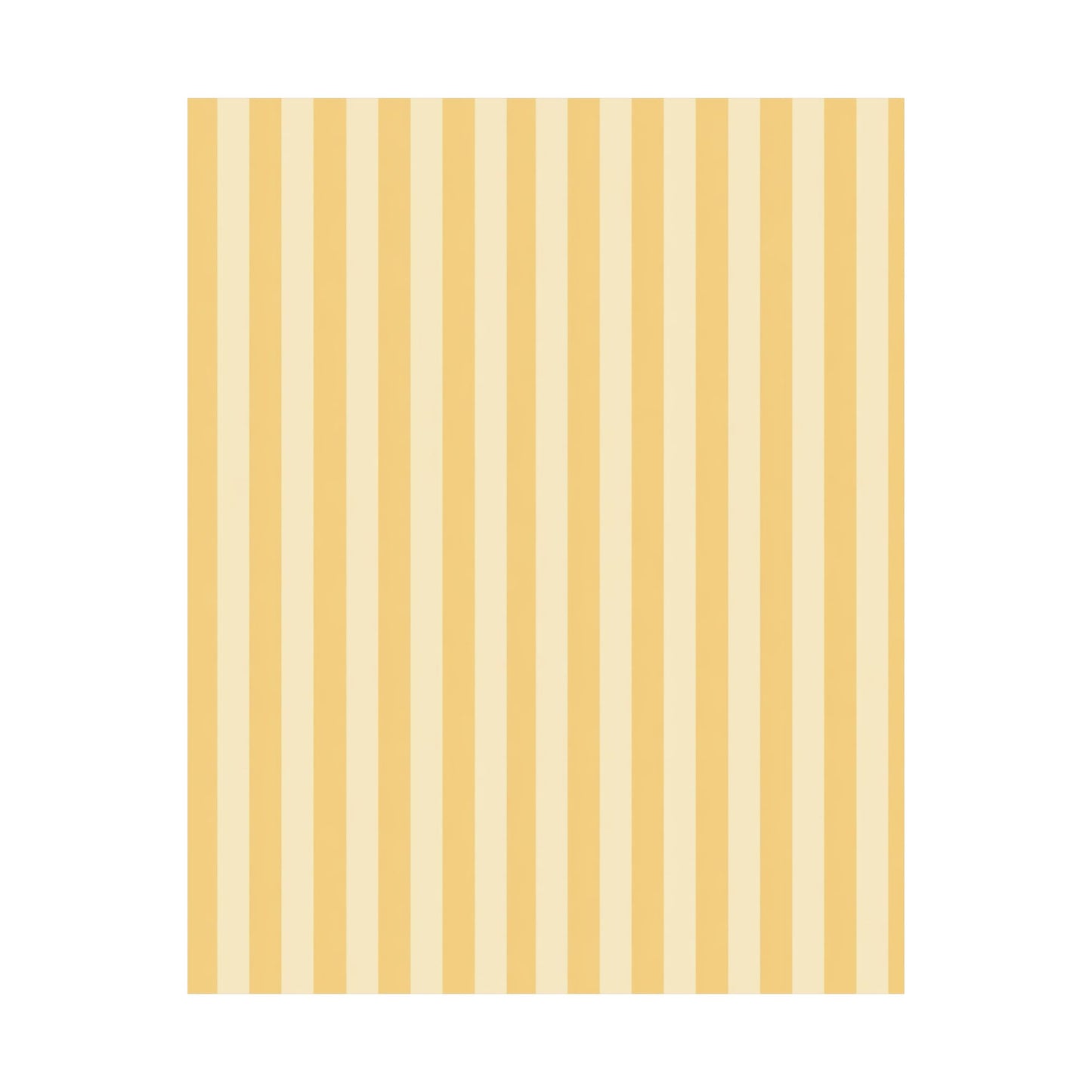Buttercup Stripe Art Poster