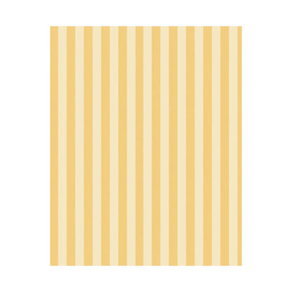 Buttercup Stripe Art Poster