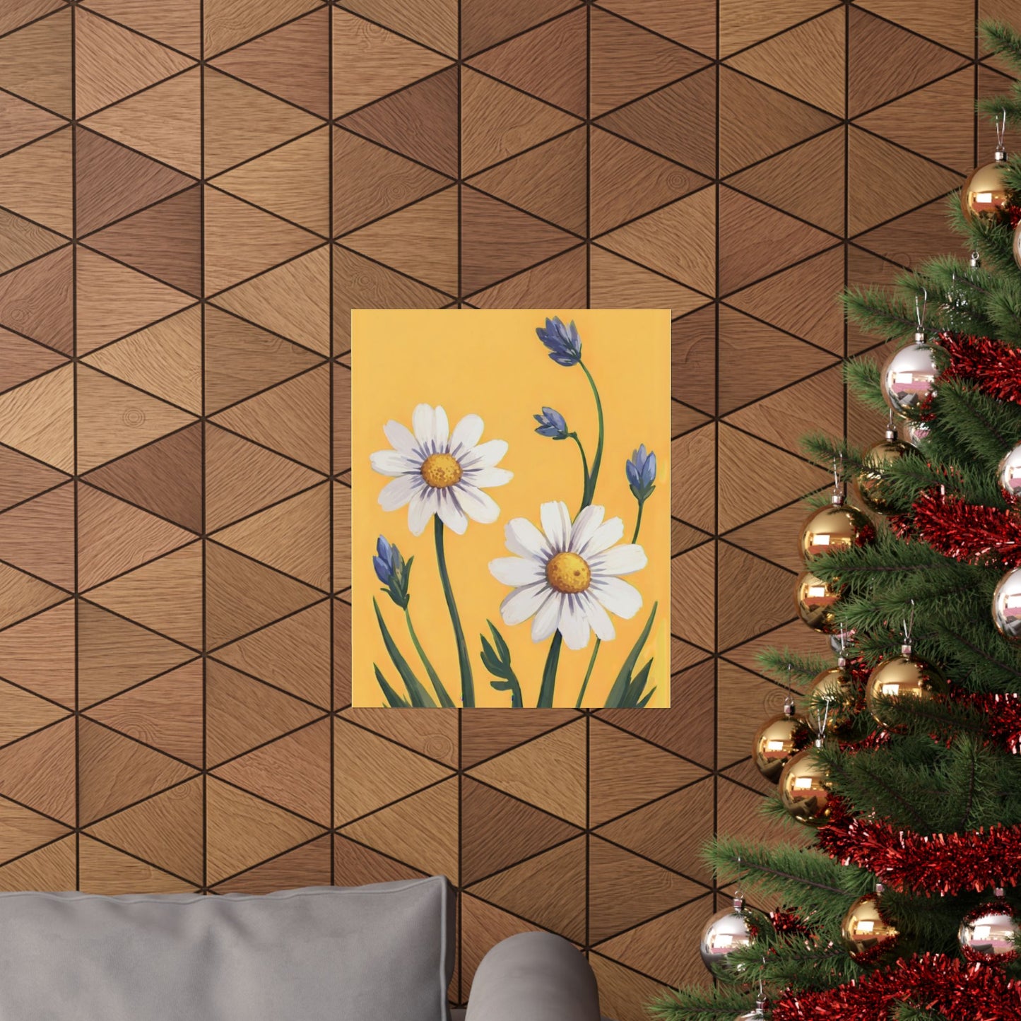 Spring Daisies Art Poster