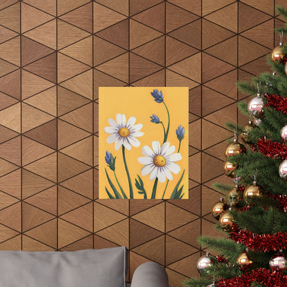 Spring Daisies Art Poster