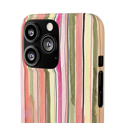 Summer Stripe Snap Phone Case