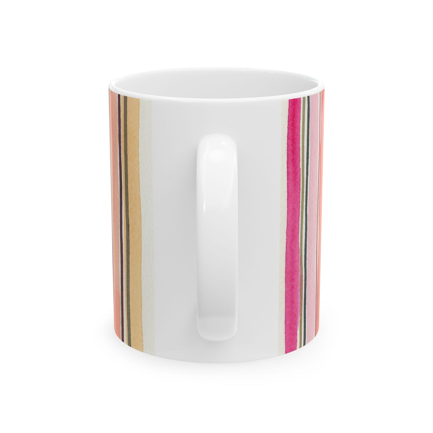 Summer Stripe Ceramic Mug