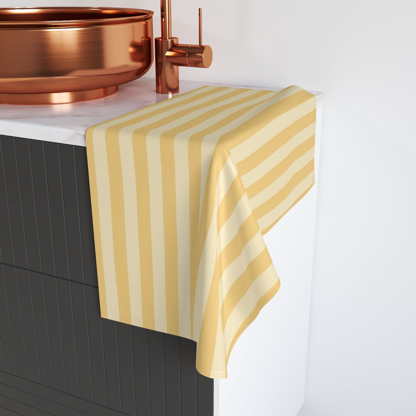 Buttercup Stripe Hand Towel