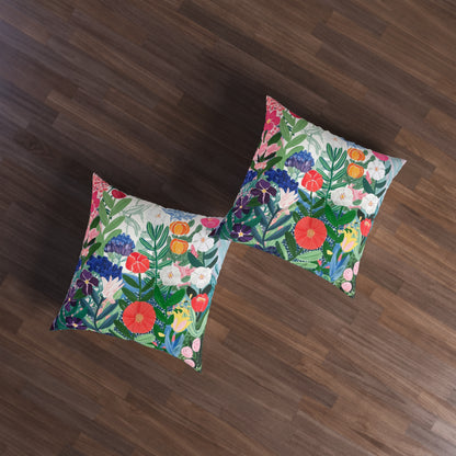 Square Tufted Floor Pillow