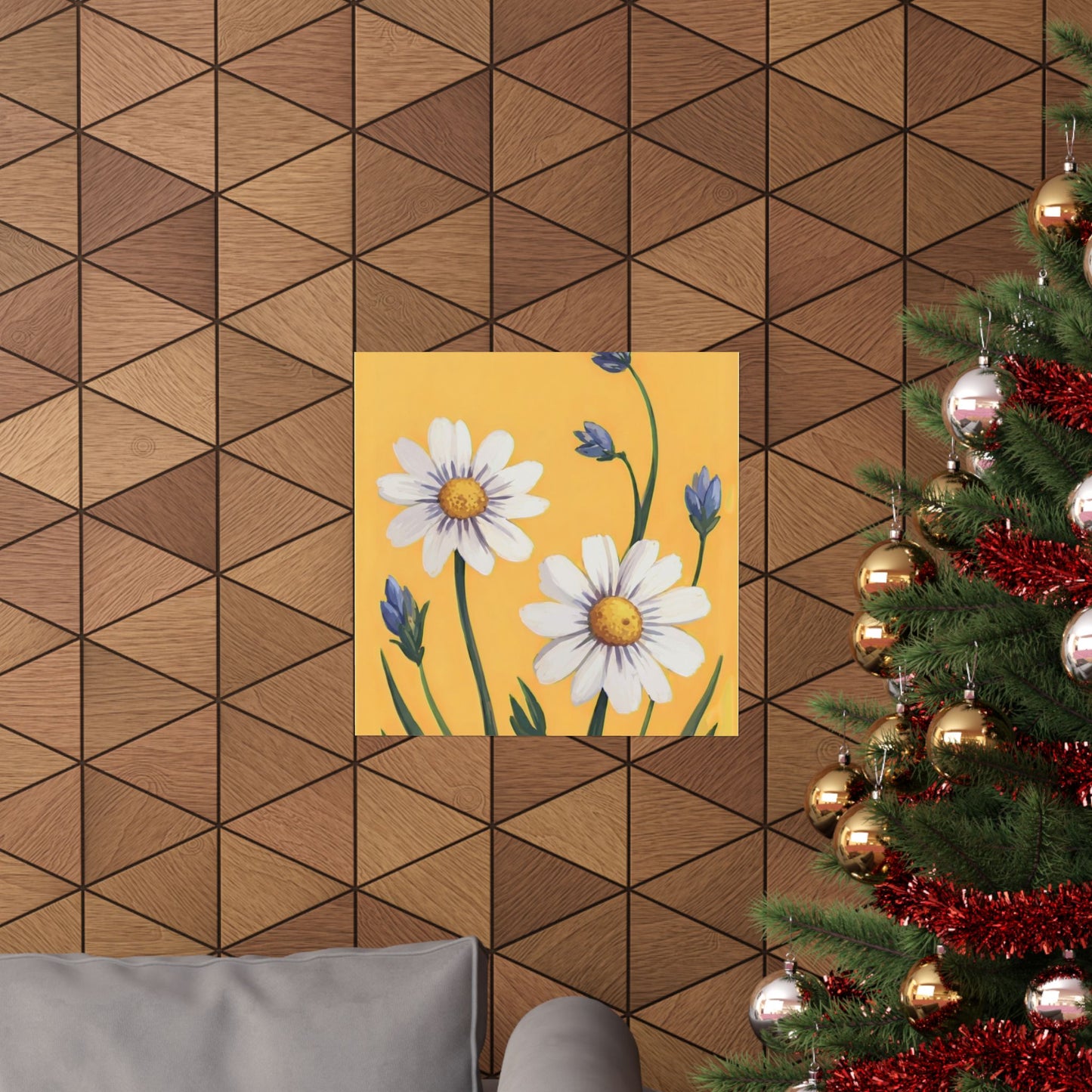 Spring Daisies Art Poster