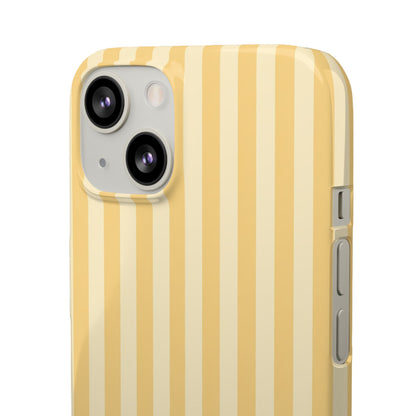 Buttercup Stripe Snap Phone Case