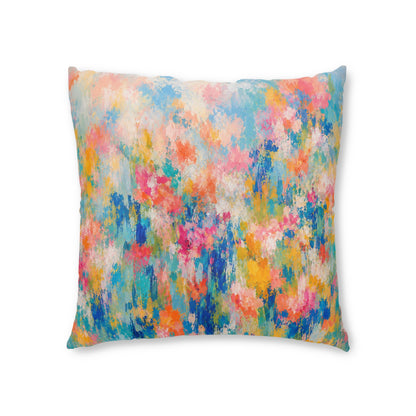Chromatic Meadow Square Tufted Floor Pillow