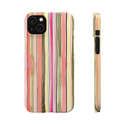 Summer Stripe Snap Phone Case