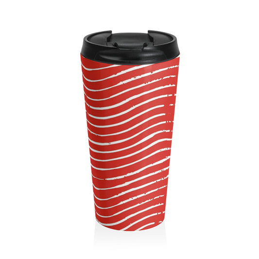 Scarlet Tide Stainless Steel Travel Mug