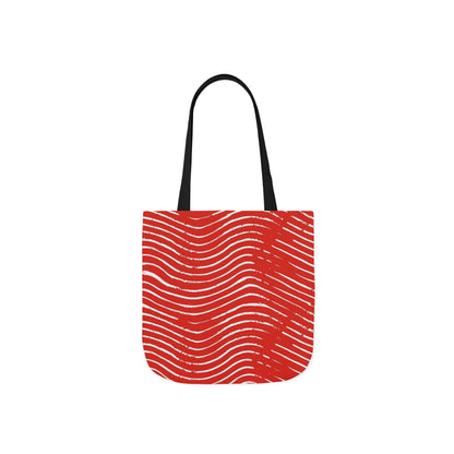 Scarlet Tide Tote Bag with 5-Color Straps