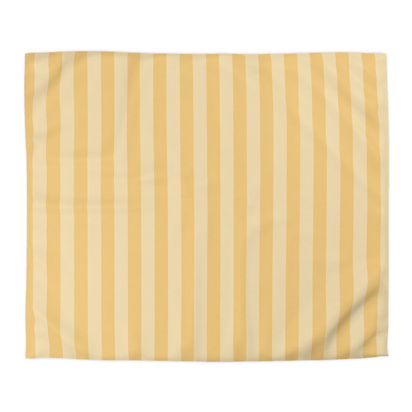 Buttercup Stripe Microfiber Duvet Cover