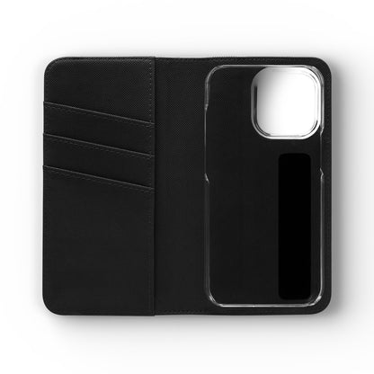 Abstract Flora Vegan Leather Flip Case