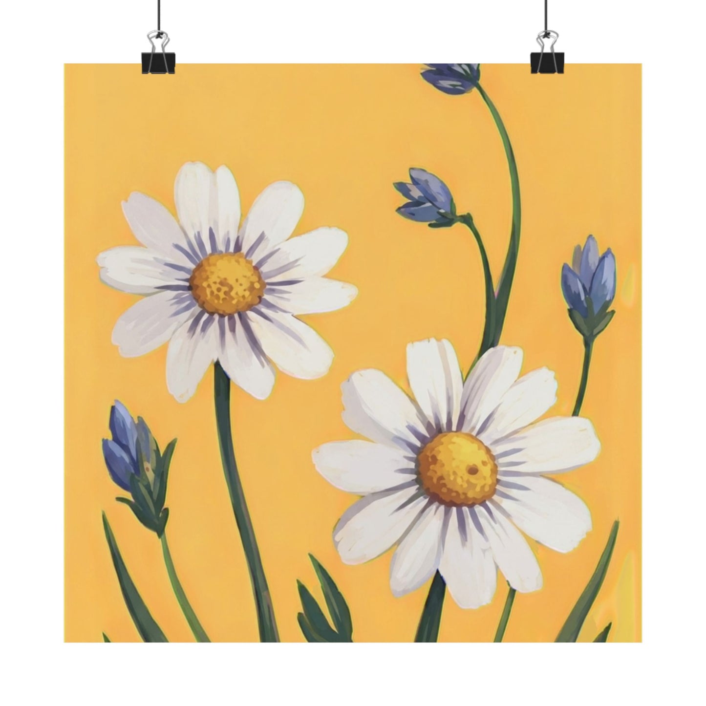Spring Daisies Art Poster