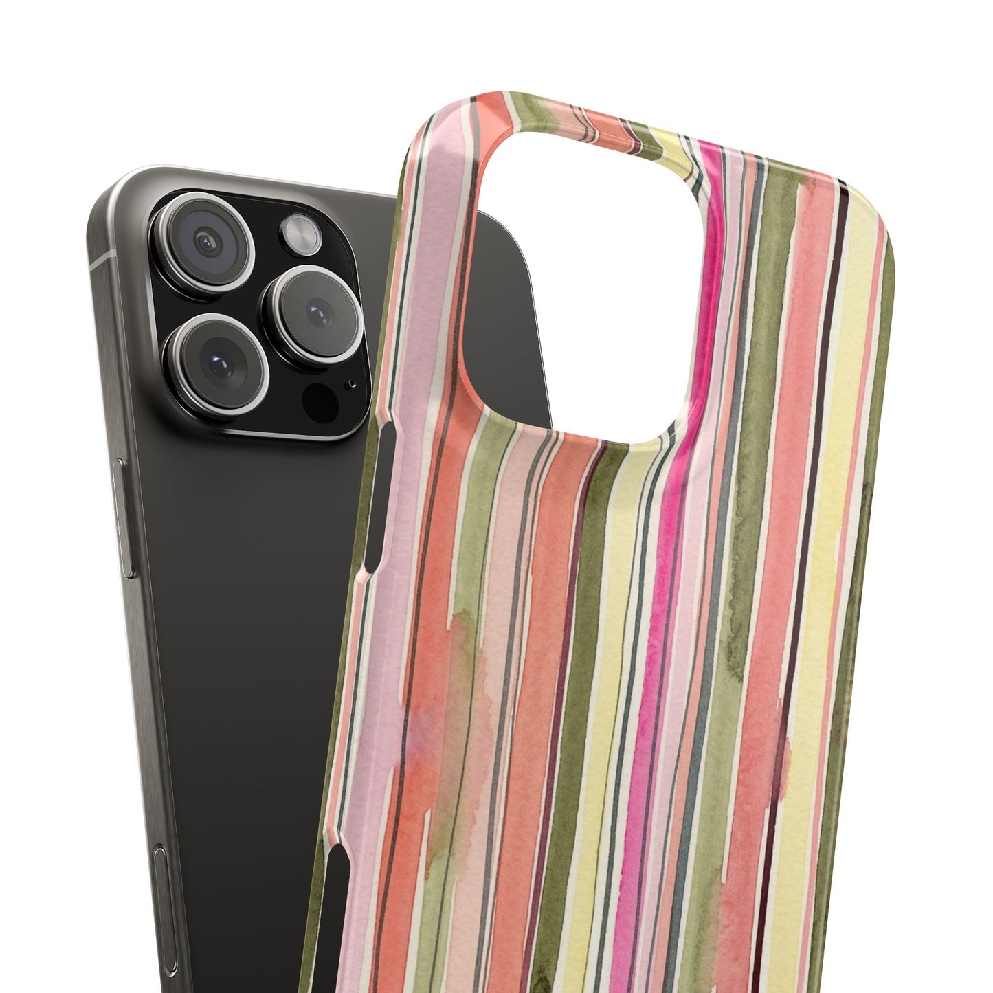 Summer Stripe Snap Phone Case
