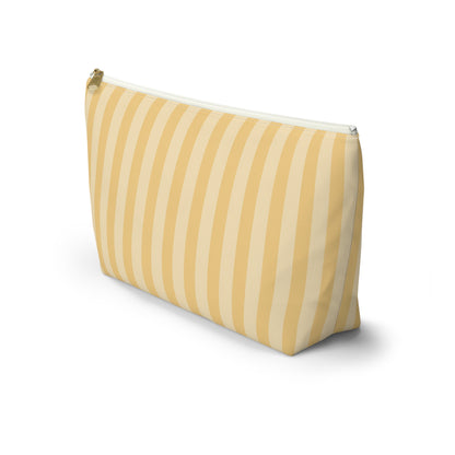 Buttercup Stripe Accessory Pouch with T-bottom