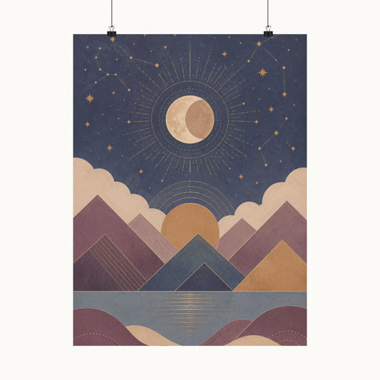 Celestial Vale Art Poster