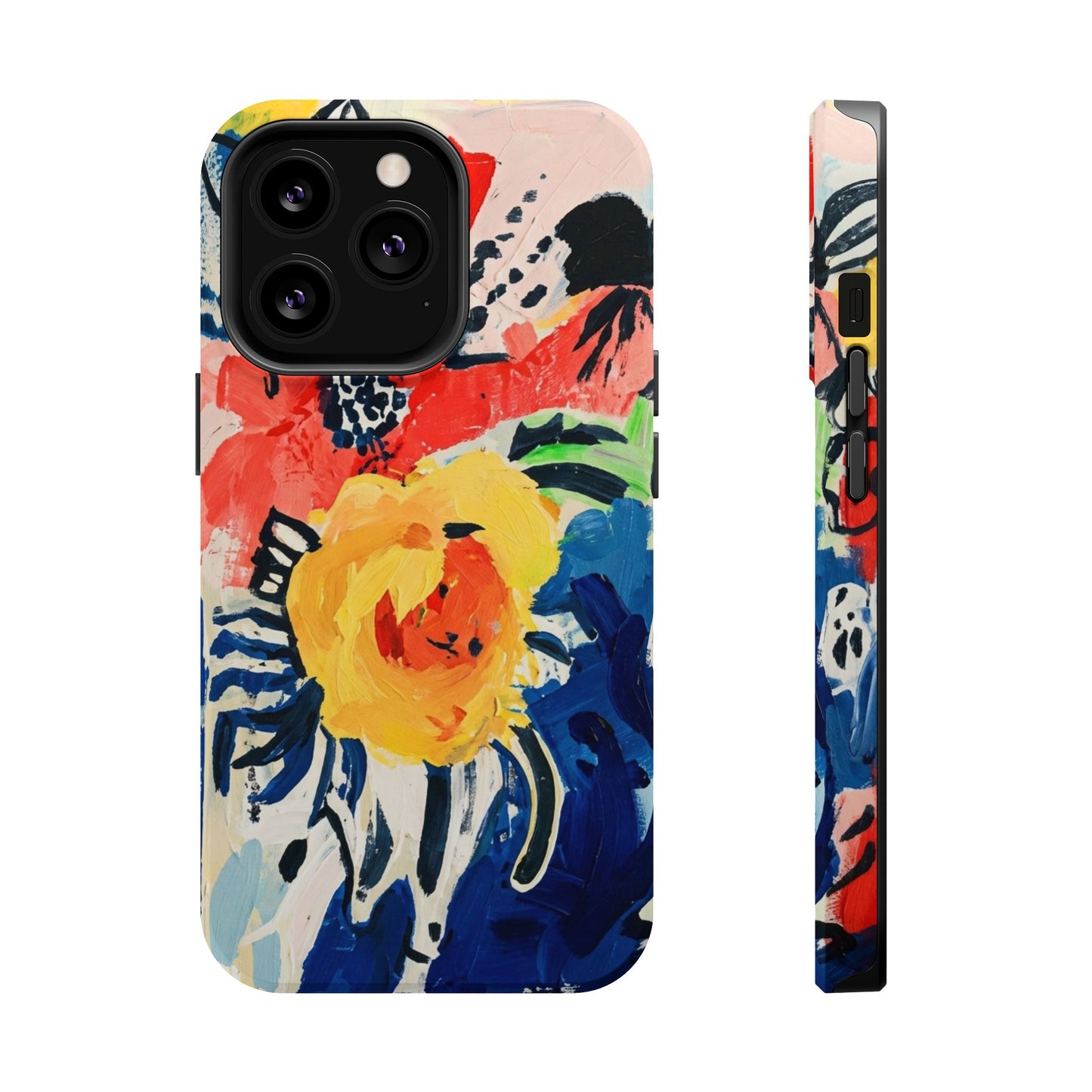 Abstract Flora Magnetic Phone Case
