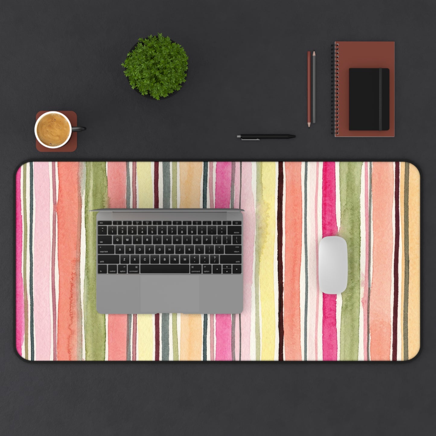 Summer Stripe Desk Mat