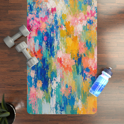 Chromatic Meadow Rubber Yoga Mat