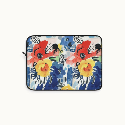 Abstract Flora Laptop Sleeve