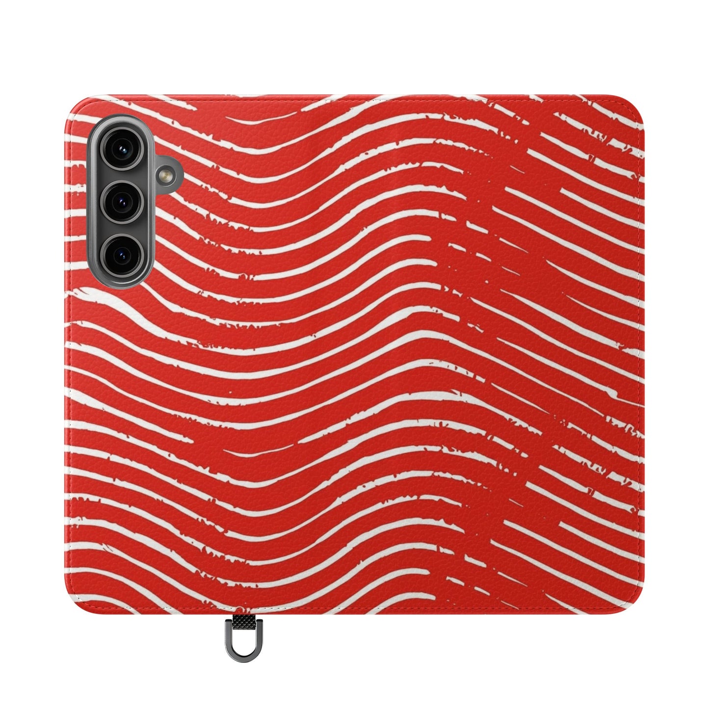 Scarlet Tide Vegan Leather Flip Case