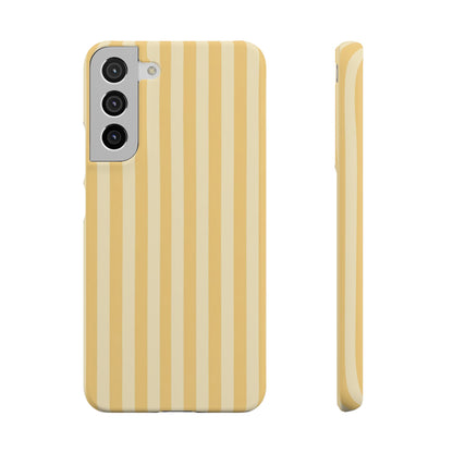 Buttercup Stripe Snap Phone Case