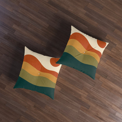 Square Tufted Floor Pillow — Square