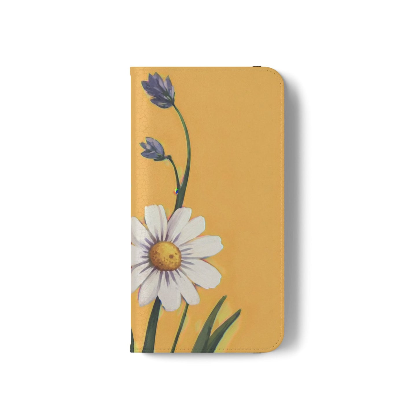 Spring Daisies Vegan Leather Flip Case
