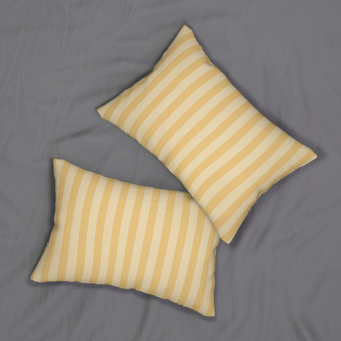 Buttercup Stripe Rectangular Throw Pillow
