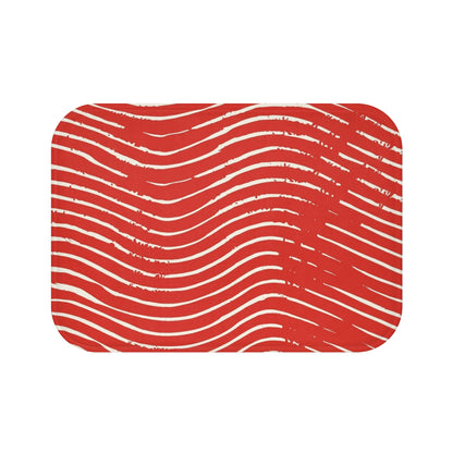 Scarlet Tide Bath Mat
