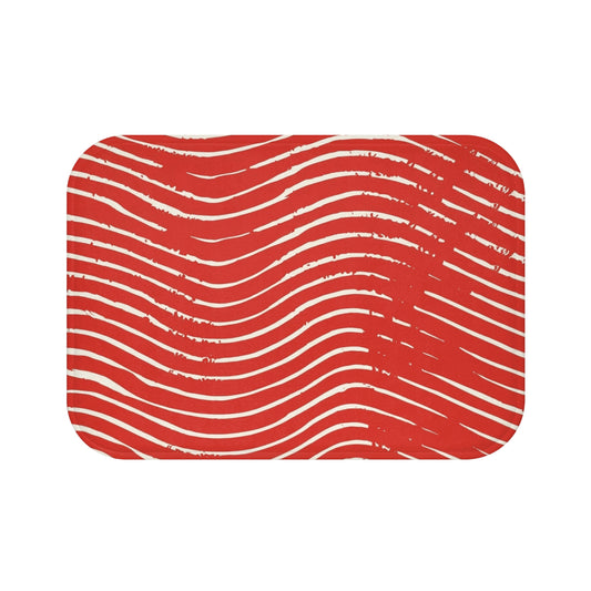 Scarlet Tide Bath Mat