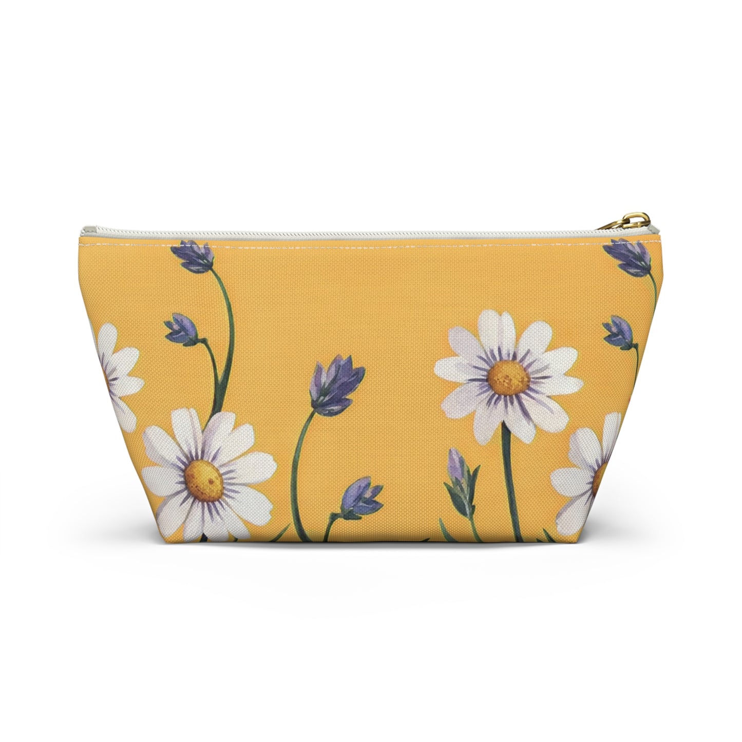 Spring Daisies Accessory Pouch with T-bottom