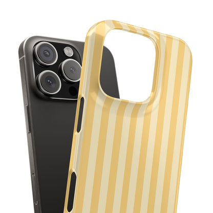 Buttercup Stripe Snap Phone Case