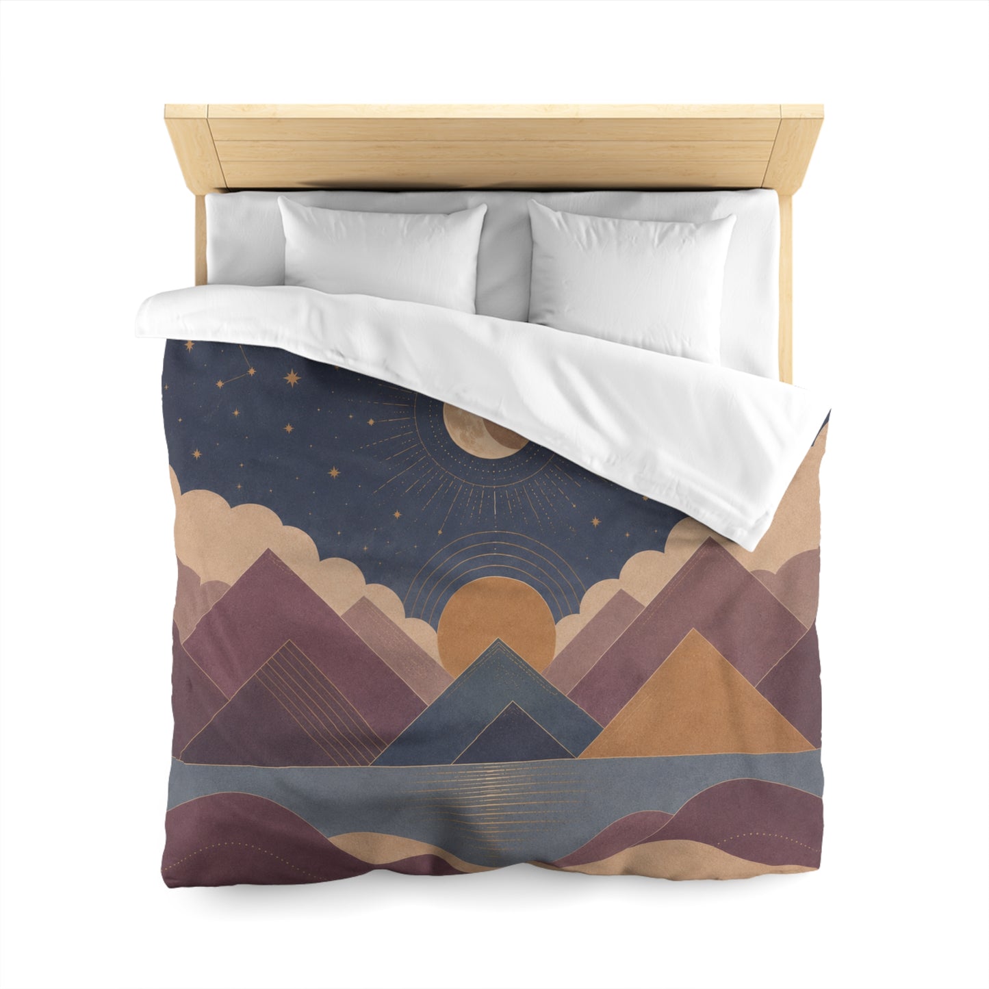 Celestial Vale Microfiber Duvet Cover